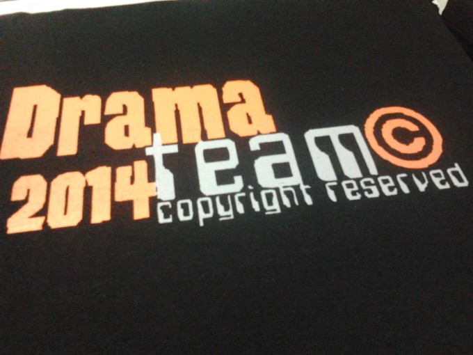 cetak baju drama team