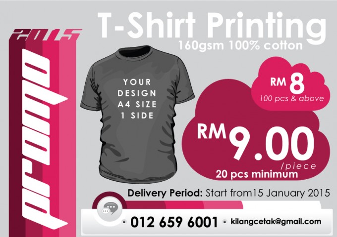 printing tshirt murah